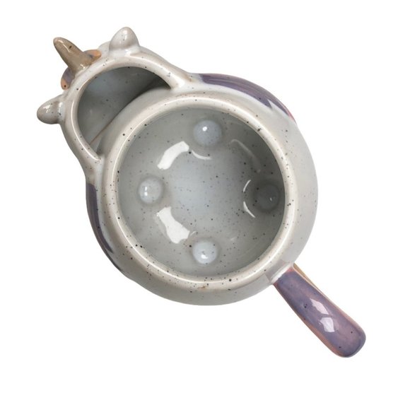 Urban Outfitters Unicorn Rainbow Speckled Tea Mug NWT - Picture 7 of 9